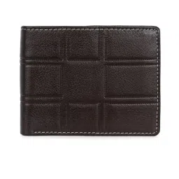 Clog London Brown Textured Leather Small Bi-Fold Wallet for Men image 2