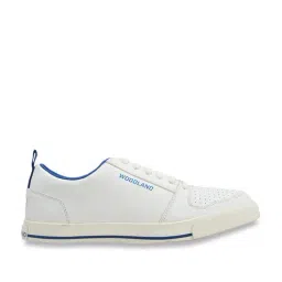 Woodland Men's White Casual Sneakers image 2