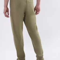 Iconic Men Solid Regular Fit Cotton Track Pants image 2
