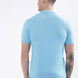 Iconic Men Striped Regular Fit Cotton T-shirt image 2