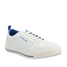 Woodland Men's White Casual Sneakers image 3