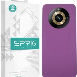 Sprig Liquid Silicone Back Cover for realme 11 Pro+ 5G (Purple)-picture-14