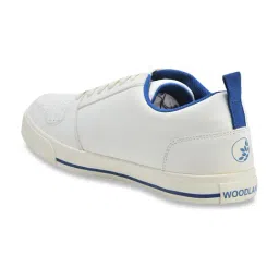 Woodland Men's White Casual Sneakers image 5