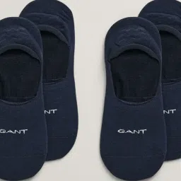GANT Mens Blue Invisible Socks (Pack of 2) image 2