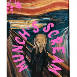 Art Street Multicolour Feminist Altered Stretch Canvas Painting image 2