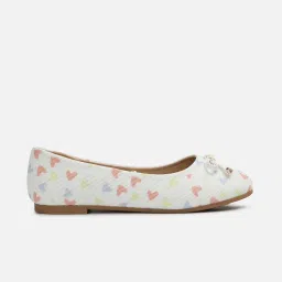 Fame Forever by Lifestyle Kids White Flat Ballets image 2