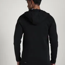 Puma Black Cotton Regular Fit Sports Hoodie image 2