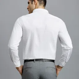 Reid & Taylor White Cotton Slim fit Checks Shirt image 2