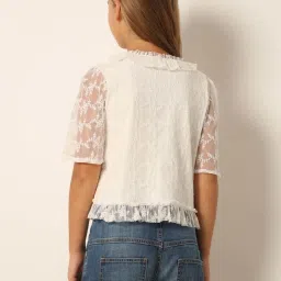 VERO MODA GIRL White Embroidered Top image 2