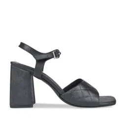 Rocia by Regal Women's Black Ankle Strap Sandals-image-90