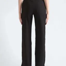 calvin klein jeans Calvin Klein Black Solid Slim Fit Trousers image 2