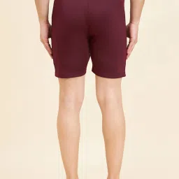 Sweet Dreams Maroon Regular Fit Lounge Shorts image 2