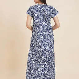 Sweet Dreams Navy Printed Nighty image 2