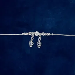 Taraash 92.5 Sterling Silver Anklet for Women - Set of 2 image 3