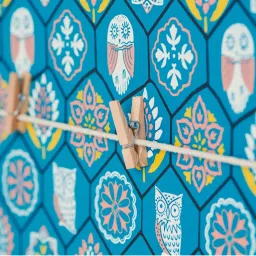 Chumbak Blue Plastic Majestic Owl Memo Board Wall Art image 4