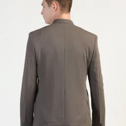 Tahvo Grey Tweed Regular Solid Mens Blazer image 2