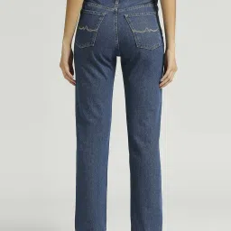 Pepe Jeans Blue Cotton High Rise Jeans image 2