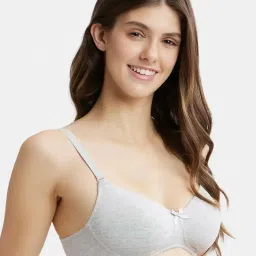 Jockey Grey Medium Coverage T-Shirt Bra image 2
