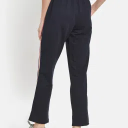 METTLE Navy Cotton Mid rise Track Pants image 2