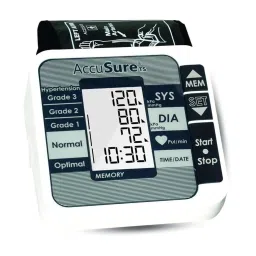 AccuSure TS Blood Pressure Monitor with MWI Technology (White) image 1