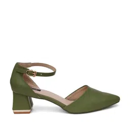 Sherrif Women's Green Ankle Strap Sandals image 2