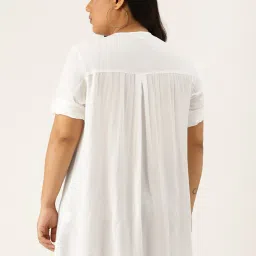 theRebelinme White Regular Fit Shirt image 2