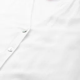 theRebelinme White Regular Fit Shirt image 5