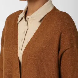 Forever 21 Brown Cotton Shrug image 5