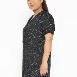 theRebelinme Black Printed Regular Fit Shirt image 3