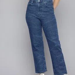 Levis Women Straight Fit High-Rise Stretchable Jeans-image-3
