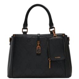 ALDO Black Solid Small Satchel Handbag-picture-31