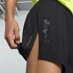 Puma Black Regular Fit Sports Shorts image 5