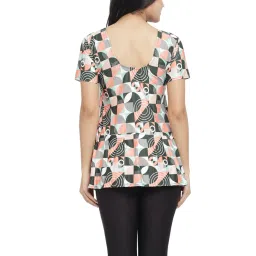 N-Gal Multicolor Printed Swimsuit (Pack Of 2) image 3