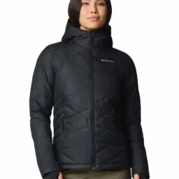 Columbia Womens Black Omni-Heat Reflective Heavenly Hooded Jacket-picture-37