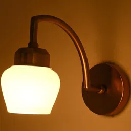 1ST TIME White & Yellow Solid Glass Cylinder Shaped Wall Lamp-image-85