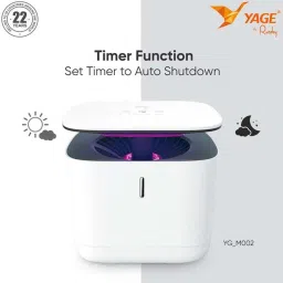 Yage YG-M002 Electric Insect Killer Suction Trap For Indoor and Outdoor (White) image 4