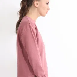 RAREISM Pink Blended Printed Long Sleeves Sweatshirt image 2