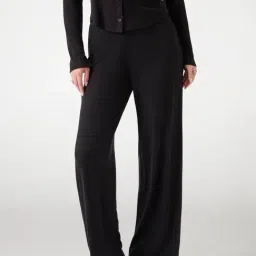 Guess Black Lia Relaxed Fit Lounge Pants image 2