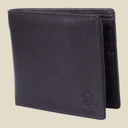 Kara Dark Brown Solid Bi-Fold Leather Wallet image 4