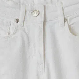 R&B Kids White Regular Fit Jeans image 3