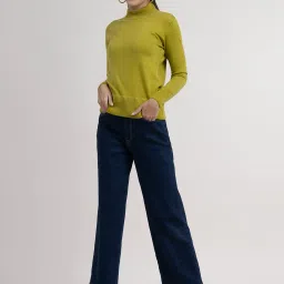 Fablestreet Olive Regular Fit Pullover image 4