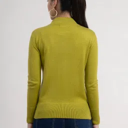 Fablestreet Olive Regular Fit Pullover image 2