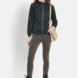 METTLE Green Regular Fit Sweatshirt image 5