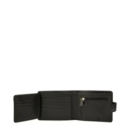 Hidesign Black Leather Rfid Bi-Fold Wallet for Men image 4