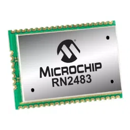 MICROCHIP RF Transceivers Sub 2.4GHz ISM Band TRANSCEIVER MODULE, 300KBPS, 870MHZ, RN2483A-I/RM104-picture-32