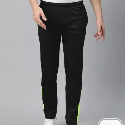 ALCIS Black Anti-Static Slim Fit Sports Trackpants-image-92