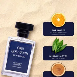 Souvenir Men Set Of 2 De Paradise & De Freedom Long Lasting Eau De Parfum - 50 ml Each image 5