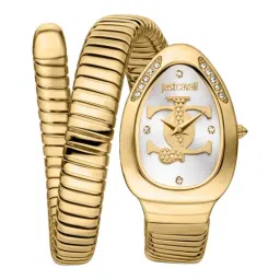 JUST CAVALLI JC1L227M0035 Serpente Logo Analog Watch for Women-image-0