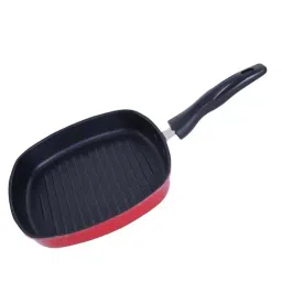 Nirlon Red Aluminium 24.5 cm Gas Non-Stick Square Grill Pan (0.5 L)-picture-16