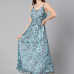 Oxolloxo Multicolor Printed Maxi Dress-image-31